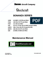 8691330-Beechcraft Bonanza A36 Maintenance Manual