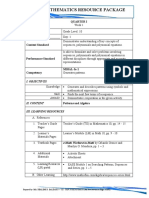 Sequences and Patterns Math Resource