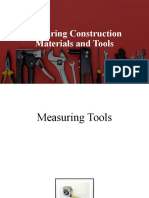 Preparing Construction Materials and Tools