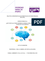 Opinion Personal ¿Qué Ventajas Tiene Definir El Modelo Terapéutico Qué Se Usara en Un Paciente