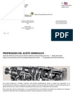Aceite Hidráulico - Grupo Pochteca PDF