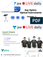 (L2) Ray Optics - Optical Instruments 28th Sep