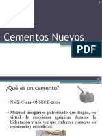 Cementos Nuevos y Sus Clasificación.