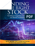 Finding The Right Stock PDF