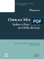 Plutarco - Obras Morais - Sobre A Face Visível No Orbe Da Lua