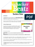Boomwhackers Beatz Teacher's Manual PDF