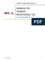 Manual de Trabajo Recepcional Tsu-D-Vi-05 - R02