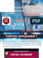 VIRTUAL INTERNSHIP WEBINAR WORKSHOP (VIW