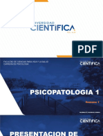 Presentacion de Silabo Psicopatologia 