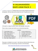 3rd Grade Math Grab Pack 3 PDF