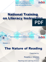 Session Presentation - The Nature of Reading