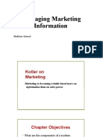 Managing Marketing Info
