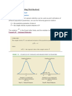 Session - 9 (Sampling Distribution) : How Careful - Sample - Type Properties of Point Estimators