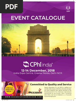 Cphi 2018  PDF  Glycerol  Pharmaceutical