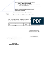 Nota Dinas Kendaraan Operasional