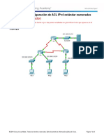 7.2.1.6 Packet Tracer Configuring Numbered Standard IPv4 ACLs Instructions - ILM