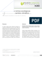 Dialnet ModelacionDeNichosEcologicosBasadoEnTresEscenarios 5755858 PDF