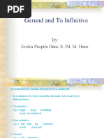 Lecture 7. Gerund and To Infinitive