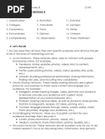 My Answers in R & W Module 4 Let's Try