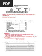 Numericals on National Income Accounting 2019-20