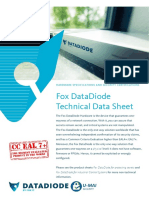 Fox DataDiode Technical Data Sheet 1