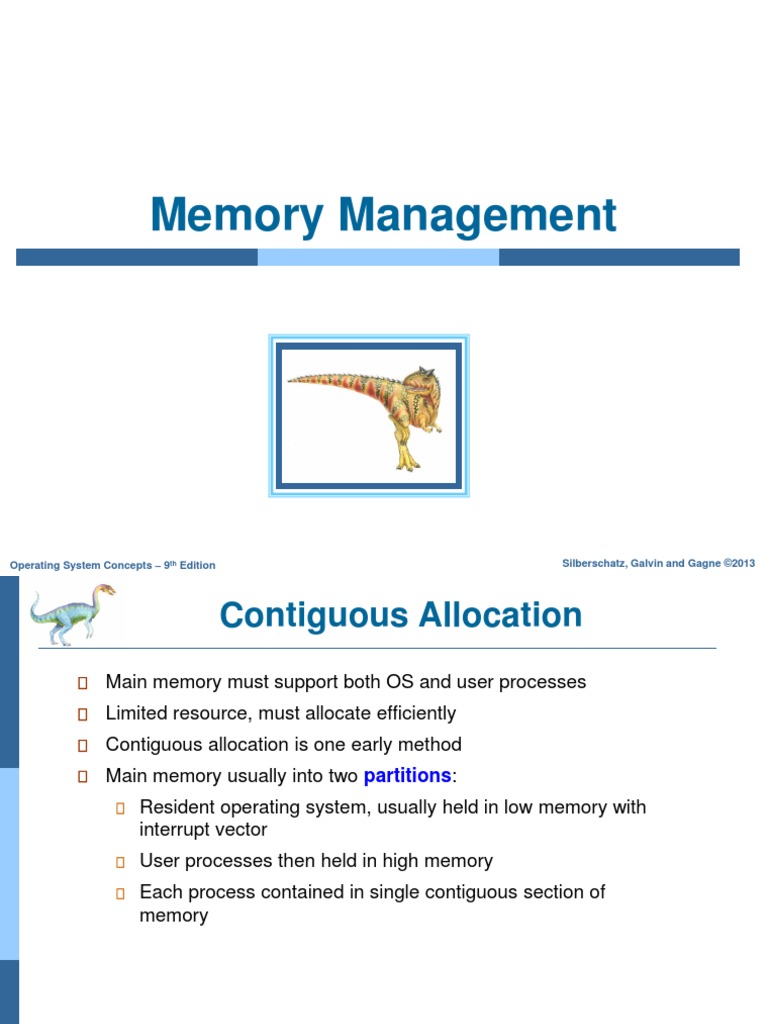 Memory Management PDF | PDF | Office Equipment | System Software