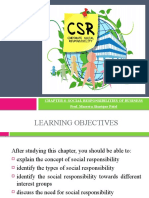 Chapter 6-Social Responsibilities of Business Prof. Maseera Sharique Patel