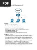 Lab - View Captured Traffic in Wireshark: Topology