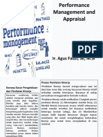 Performance Management and Appraisal: Dr. Agus Fauzi, SE, M.Si