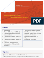 ECC206 - Ch6 - Distributed Forces - Centroids and Centers of Forces