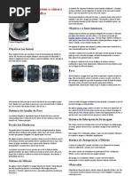 Elementos que compõem a câmera fotográfica