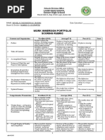 Portfolio Rubric