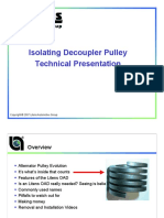 Isolating Decoupler Pulley Technical Presentation