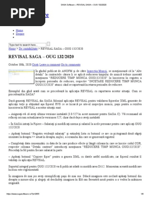 Saga Software Revisal Saga Oug 132 2020