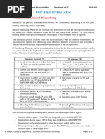 Unit Iii I/O Interfacing