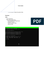 To Use Wireshark To Analysis The Packets of Data.: Ex - No.: 1b) Date: 16.09.2020