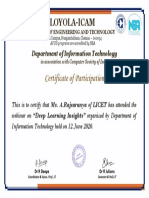 Certificate For Ms. For - Feedback Form - Webinar On ... - PDF