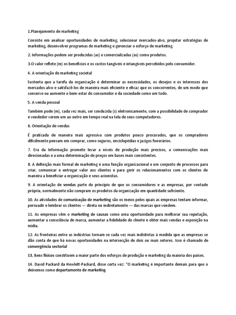 Estratégias e Conceitos de Marketing Eficazes | PDF | Marketing ...