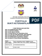 Portfolio Bukti Keterampilan DVM: Diploma Vokasional Malaysia Di Bawah Program Pentauliahan Induk