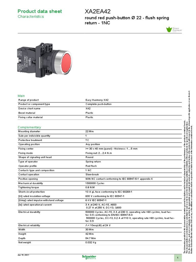 XA2EA42 DATASHEET SA en-SA | PDF