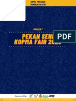 Booklet Lomba Pekan Seni Kopma Fair 2020