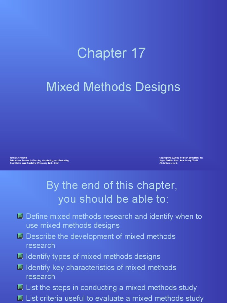 3echapter17 Mixed Method | PDF | Qualitative Research | Quantitative ...