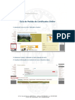 Guia de Pedido Certificados Online PDF