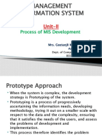 Process of Mis Development