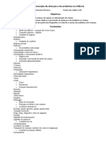 3273 - Prevenção de Doenças e de Acidentes Na Infância