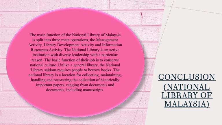 Functions of the National Library Malaysia | PDF
