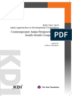 Contemporary Asian Perspectives On South South Cooperation PDF