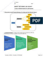 FICHE - Les Caractéristiques Plastiques