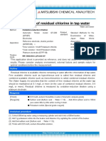 Determination of Residual Chlorine in Tap Water: GT200-WA014E Oxidation-Reduction Titration