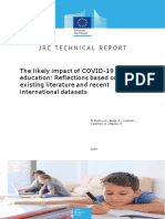 The Likely Impact of COVID-19 On Education: Reflections Based On The Existing Literature and Recent International Datasets